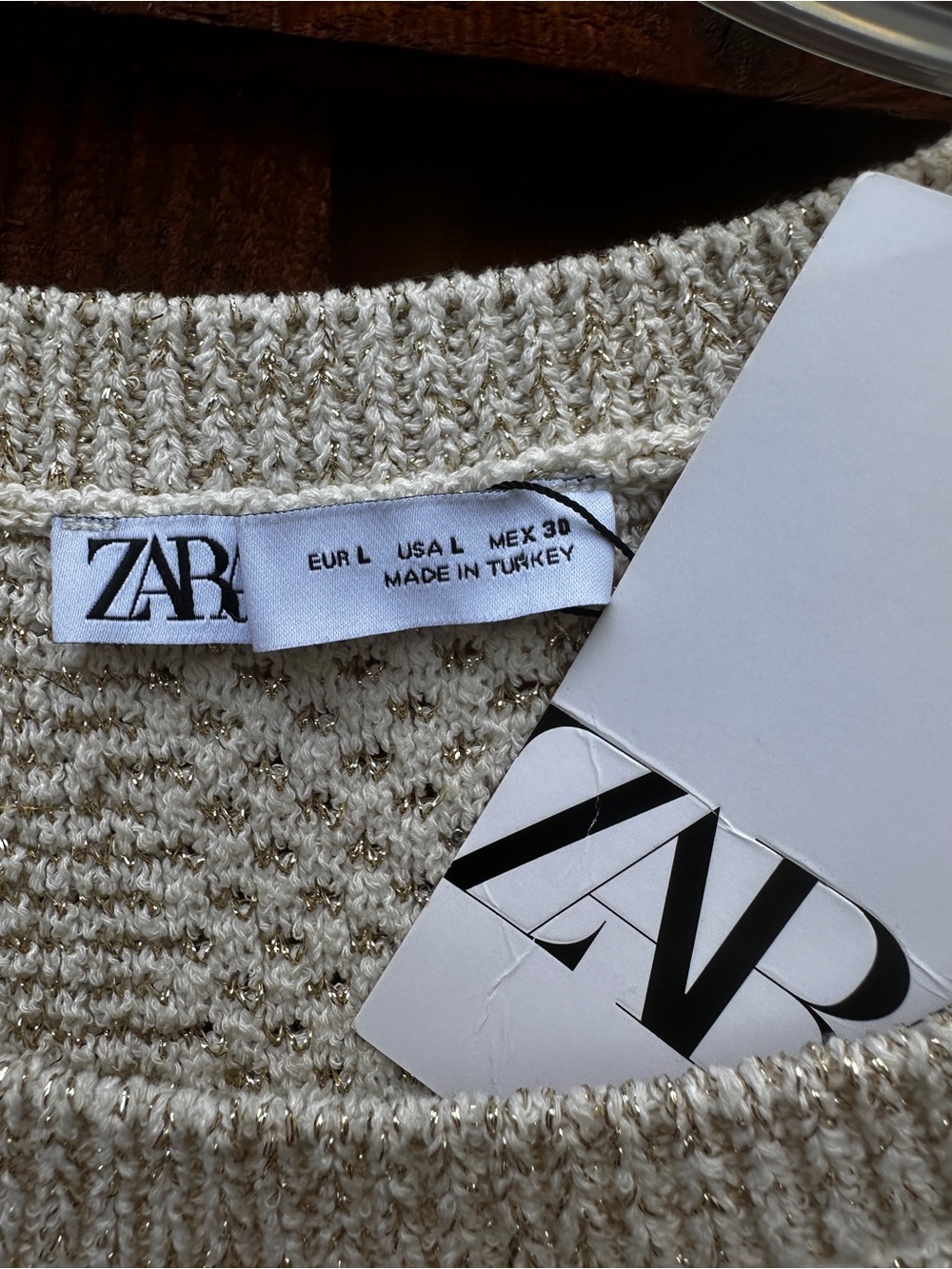 Zara Pearl accent knit dress - Picture 6 of 9